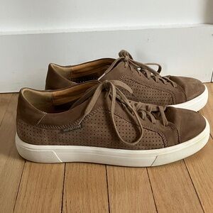 Mephisto City Hiker Brown Suede Perforated Men's Sneakers 7 1/2